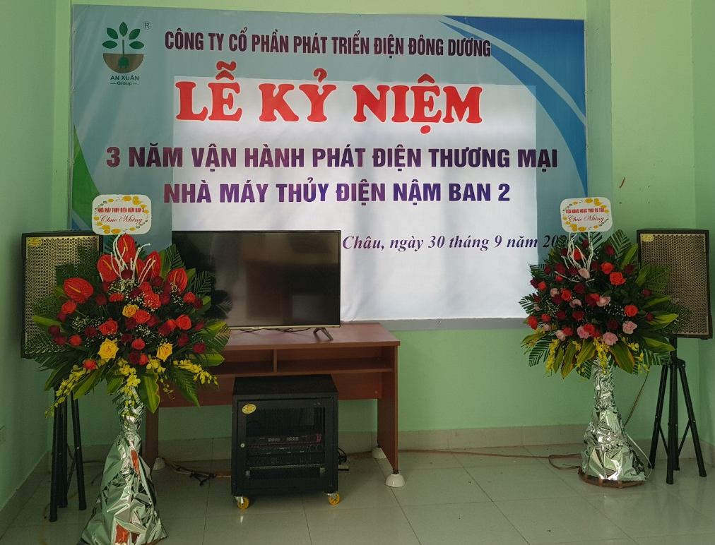 KỶ NIỆM 3 NĂM VẬN HÀNH PHÁT ĐIỆN THƯƠNG MẠI NHÀ MÁY THỦY ĐIỆN NẬM BAN 2